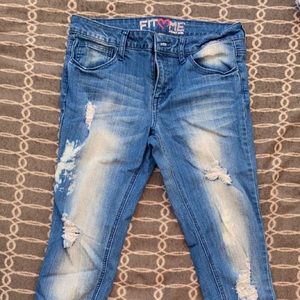 Blue Distressed Jeans